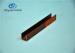 Wood Grain Aluminum Extrusion Profile U Profile For House Decoration