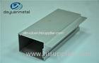 6063-T5 Silver Anodized Aluminum Extrusion Profile For Doors With Cutting