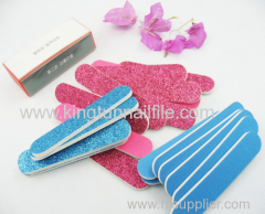 custom made glitter nail file mini nail file manufacture