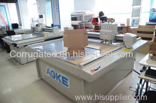 Laser light location carton box sample maker cutting machine