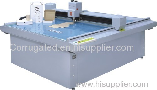 Camera system carton box corrugated sample maker cutting machine