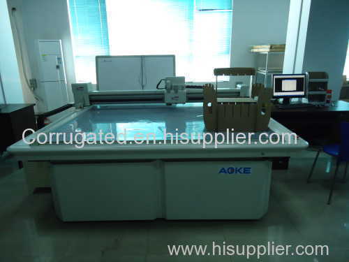Video registration system carton box sample maker cutting machine
