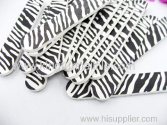 zebra nail file printed nail file 180/180 manufacture