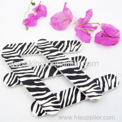 zebra nail file printed nail file 180/180 manufacture