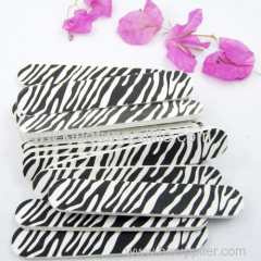 zebra nail file printed nail file 180/180 manufacture