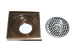 100*100mm Faucet Accessory Bathroom Strainer brass Floor Drain