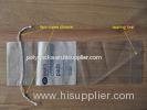 LDPE Clear Drawstring Plastic Bags With Perforation For Cotton Wool Pads