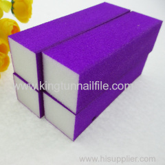purple high quality nail sanding block