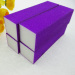 purple high quality nail sanding block