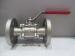 1 Inch 2'' 3'' Full Port Handle Operate Flanged Ball Valve with CF8 / CF8M / WCB Material