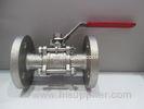 1 Inch 2'' 3'' Full Port Handle Operate Flanged Ball Valve with CF8 / CF8M / WCB Material