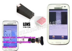 White Samsung Glaxy AKK K4 Phone Poker Analyzer Cheating Device For Semi Capado