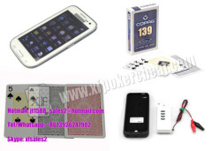 White Samsung Glaxy AKK K4 Phone Poker Analyzer Cheating Device For Semi Capado