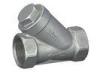 Y Type Spring Check Valve with Thread End 800WOG WCB / CF8M / CF8 Y11F 1/2&quot; - 2&quot;