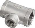 316 / 304 class 150# Reduce Tee with thread end SS Fittings NPT / BSPT / BSPP