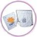 White Plastic Shopping Bag White Drawstring Backpack Eco Friendly