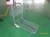 Wire Metal Platform Warehouse Cage Trolleys 4 Swivel 5 Inch Wheel