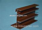 6005 Wood Grain Aluminum Extrusion Profiles For Hotel Doors And Windows