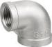 SS304 / SS316 pipe fittings and couplings 150lb thread end 90 degree elbow