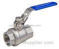 Fulll Port Light Duty Stainless Steel Ball Valve with BSPP / BSPT / DIN2999 / NPT Connection