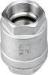 Bspt / Bspp / Npt SS Vertical Stainless Steel Check Valve with Threaded End 2PC Type