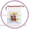 Promotional Candy / Cookies / Chocolate Drawstring Plastic Bags With Cartoon Printing