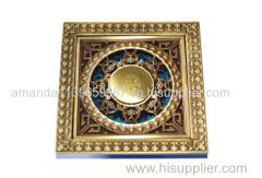 Deodorization style Bathroom Strainer 100*100mm brass Floor Drainer manufacturer good performance