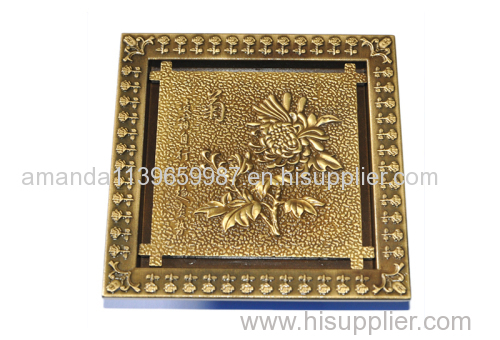 Hot sale 100*100mm 4 inch copper shower drain manufacturer Deodorization style can be customized