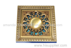 Deodorization style Bathroom Strainer 100*100mm brass Floor Drain manufacturer good performance