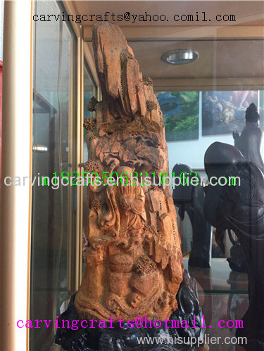 Wood Carving Buddha Crafts eaglewood-3