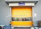 Durable Outside Wind Area High Speed Shutter Door Yellow PVC Curtain