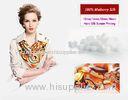 Classical Mulberry Silk Scarves Girls Fashion Scarf With Machine Hemming