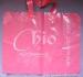 OEM Pink LDPE Soft Loop Handle Bag Promotional Shopping Bags