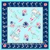 Jacquard / Embroidered Silk Bandana Scarf Linen / Modal Scarves 90cmx90cm