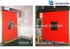 1.2mm Fabric Galvanized Steel Frame Roll Up Door Standard Plywood Package