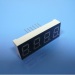 4 digit 0.4" green led display; 4 digit green 7 segment