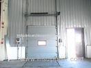 Outside Galvanized Steel Frame Industrial Sectional Doors With High frequency Motor