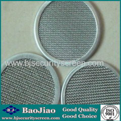 304/ 316 Stainless Steel Mesh Screen Filter Disc/BaoJiao Filter Disc