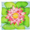 Personalized Infinity Flower 100% Custom Silk Scarves For Ladies / Girls