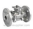 3PC Direct Mounting Pad ASME Flanged Ball Valve High Performance 1/2" - 4 Inch