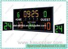 Aluminum Green LED Electronic Scoreboard Basketball High Resolution