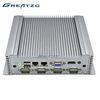 Dual Core 1.8GHz Fanless Industrial Mini PC Computer With Onboard CPU 2 LAN Ports
