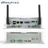 Onboard CPU Fanless Industrial Computer Mini PC With 2 LAN Ports Resist Compression