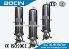 Stainless steel cartridge filter housing for water purification with multi cartridge elements