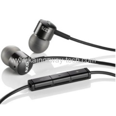 AKG Acoustics K375 High Performance In-Ear Black Headphones with In-line Mic and Remote for iOs Devices