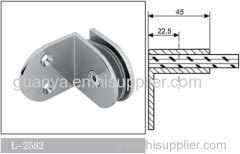 Brass Glass Connector Deg90 Wall-to-Glass