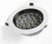 18W 1300lm COB RecessedLED Down light Epistar led chips IP20 AC90-277V