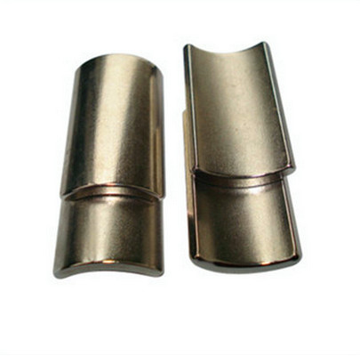 Hot sale arc shape neodymium magnet coating NI