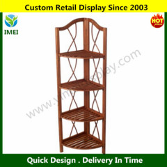 retail store wood display shelf