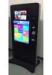46 Inch Smart Digital Signage Self Service Touch Screen Kiosk With Bank Card Reader